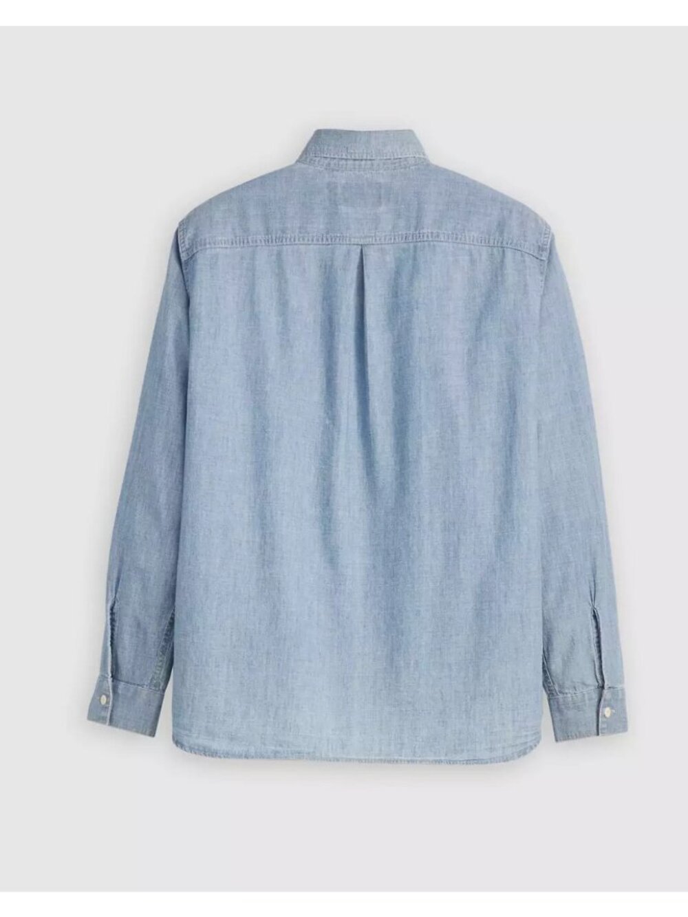New Levi's XXL Blue Tab Work Shirt Light Wash Light Chambray Japanese Fabric - Picture 4 of 5